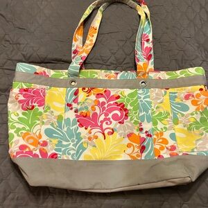 Thirty-One Multicolor Floral Travel Bag